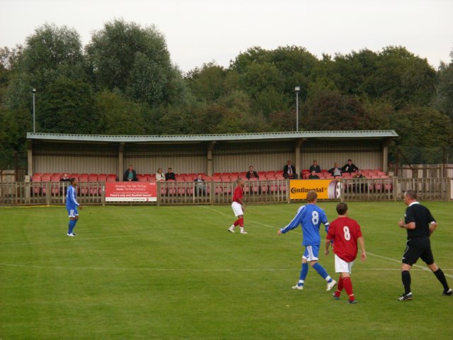 The Ron Clack Stand During the Match